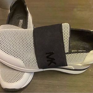 Michael Kors size 7 worn once wedge sneakers perfect condition!